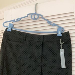 LOFT - skinny curvy polka dot slack pant